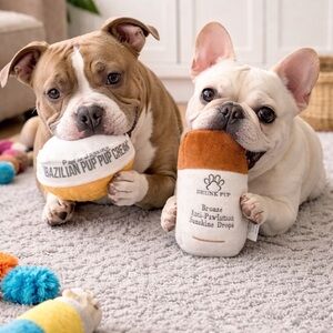 🐾 2PK Plush Dog Toys – “Luxuriez” Set 🐾
✨ Brand New with Tags ✨